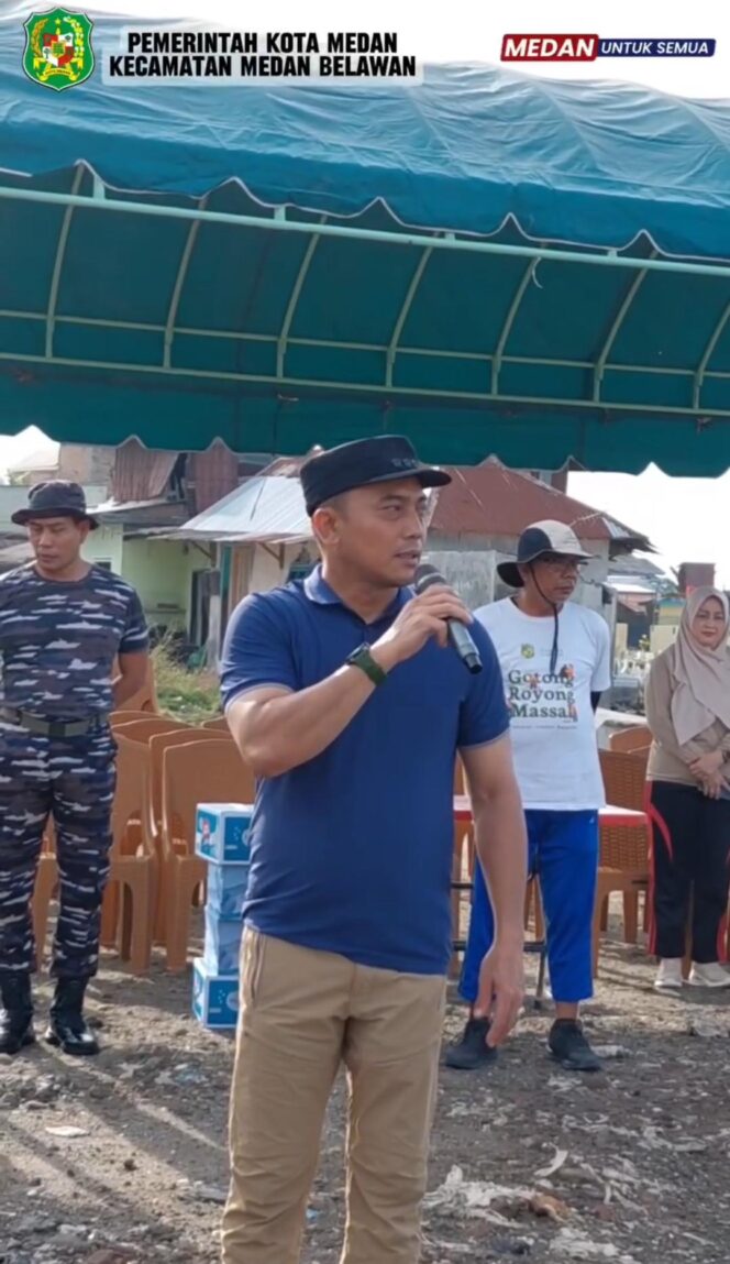 
					Respons Cepat Aspirasi Warga, Camat Belawan Tinjau Langsung Titik Drainase Tersumbat